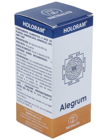Holoram Alegrum 60Cap. de Equisalud