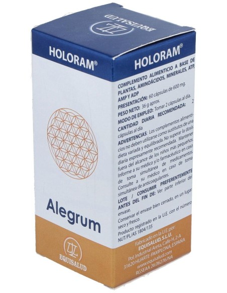 Holoram Alegrum 60Cap. de Equisalud