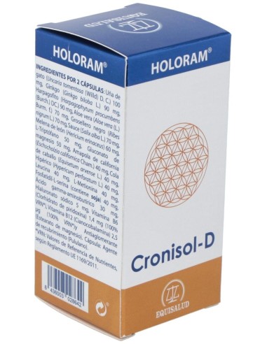 Holoram Cronisol-D (Cronidol) 60Cap. de Equisalud
