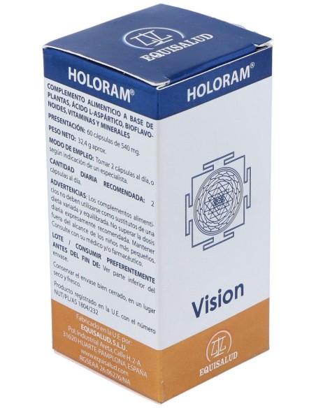 Holoram Vision 60Cap. de Equisalud