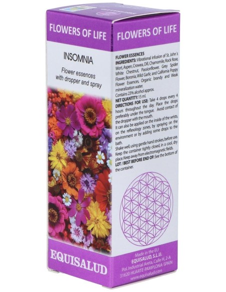 Flower Of Life Insomnio 15Ml. de Equisalud