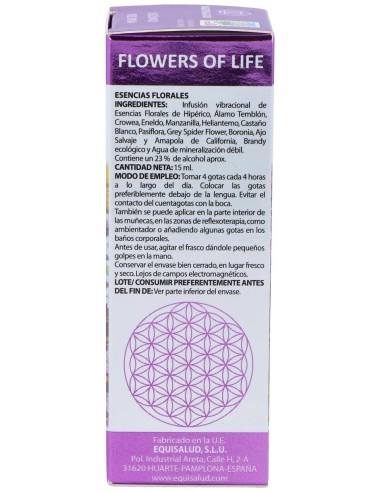 Flower Of Life Insomnio 15Ml. de Equisalud