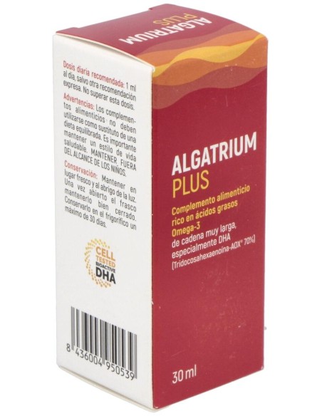 Algatrium Plus Liquido (Dha 70%) 30Ml. de Algatrium