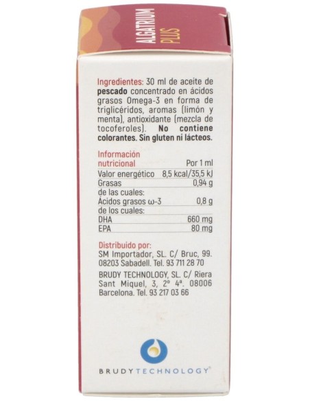 Algatrium Plus Liquido (Dha 70%) 30Ml. de Algatrium