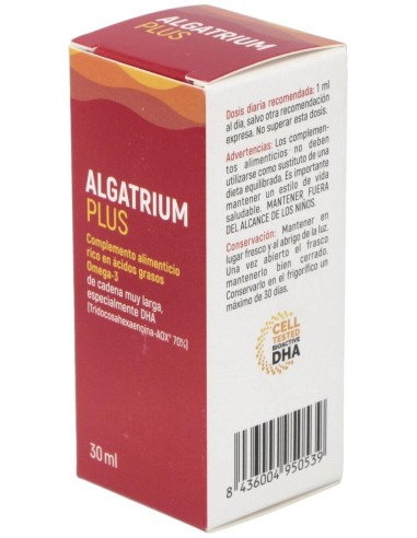 Algatrium Plus Liquido (Dha 70%) 30Ml. de Algatrium