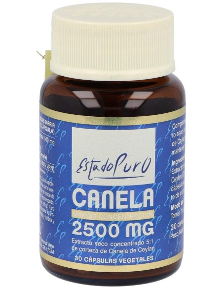 Canela 2500Mg. 30Cap. Estado Puro de Tongil