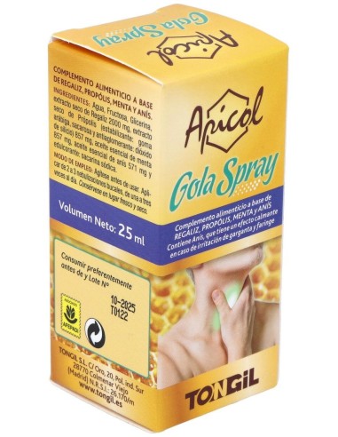 Apicol Gola Spray 25Ml de Tongil