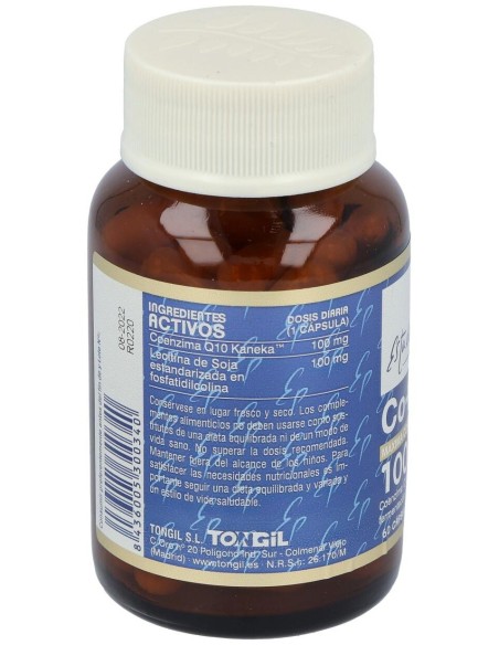 Co-Q10 Kaneka 100Mg. 60Cap. Estado Puro de Tongil