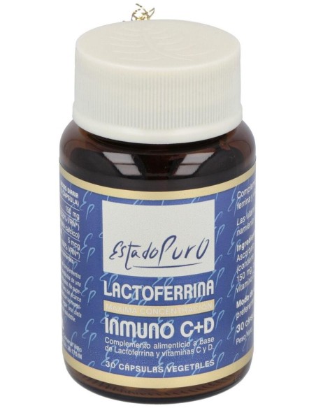 Lactoferrina Inmuno C+D 30Cap. de Tongil