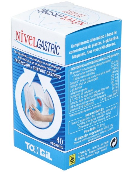 Nivelgastric (Stomacalm) 40Cap. de Tongil