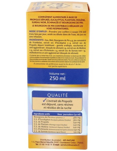 Apicol Extracto Propolis Jarabe 250Ml. de Tongil