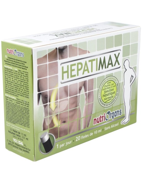 Nutriorgans Hepatimax 20Viales de Tongil