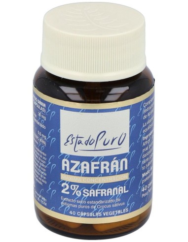 Azafran 2% Safranal 40Cap. Estado Puro de Tongil