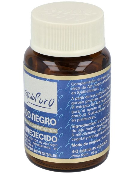 Ajo Negro Envejecido 40Cap. Estado Puro de Tongil