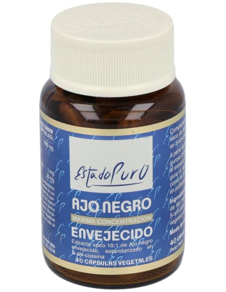 Ajo Negro Envejecido 40Cap. Estado Puro de Tongil