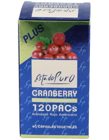 Cranberry 120 Pacs 40Cap. Estado Puro de Tongil