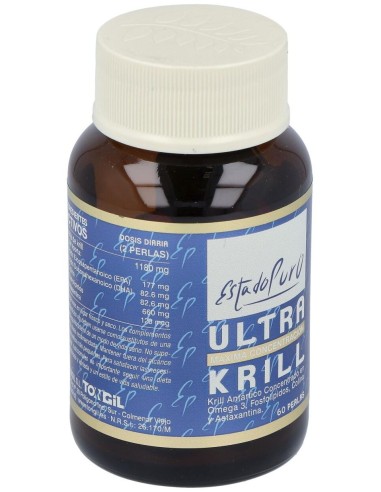 Ultra Krill 60Perlas Estado Puro de Tongil