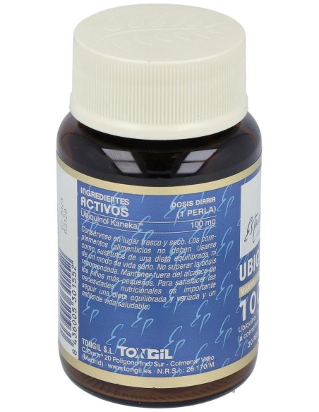 Ubiquinol 100Mg. 30Perlas de Tongil