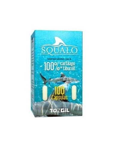 Squalo Cartilago De Tiburon Puro 750Mg. 100Cap. de Tongil