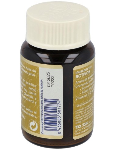 Calabaza Aceites Activos 60Perlas de Tongil