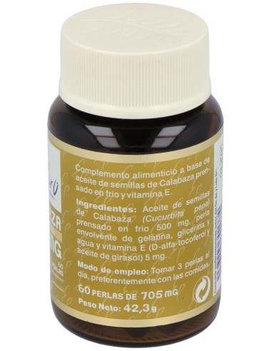 Calabaza Aceites Activos 60Perlas de Tongil