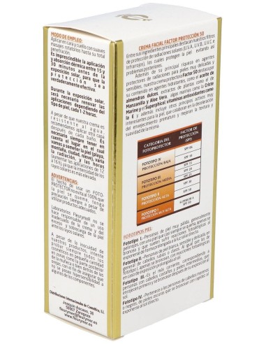 Crema Solar Facial Spf-50 Tubo de Fleurymer