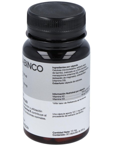 D3 + K2 + Silicio Sistema Articular 30Cap. de Enzime - Sabinco