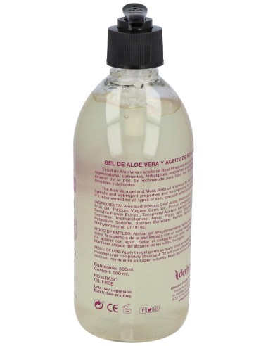 Gel Aloe Vera Y Rosa Mosqueta 500Ml. de Derbos