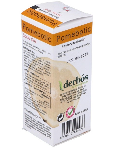 Pomebotic Spray Oral 30Ml. de Derbos