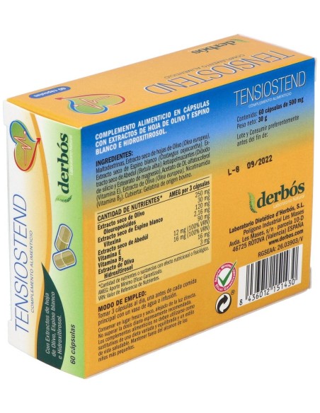 Tensiostend 60Cap. de Derbos