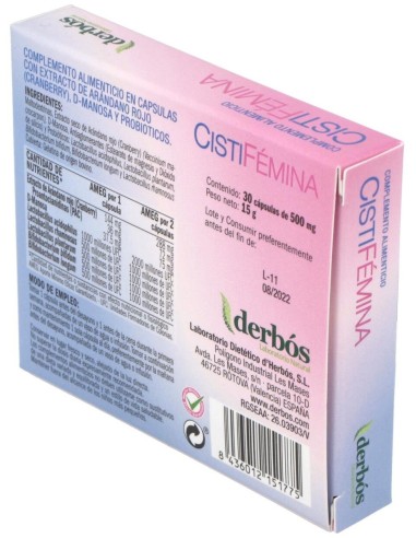 Cistifemina 30Cap. de Derbos