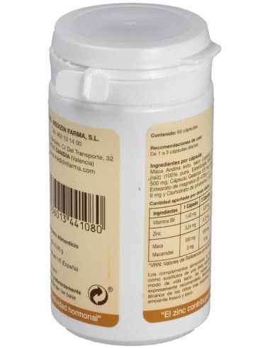 Maca Andina 100% Pura 60 Cap. de Fharmocat