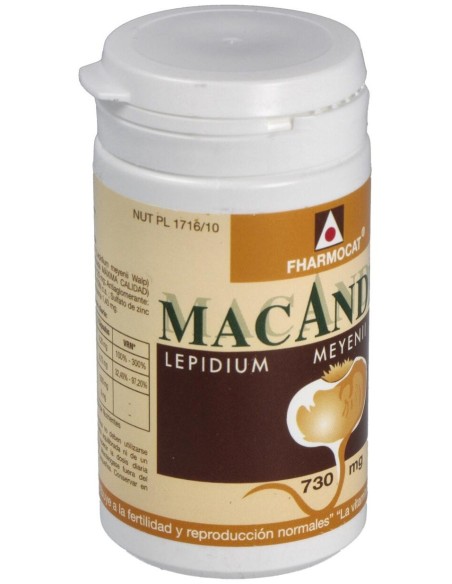 Maca Andina 100% Pura 60 Cap. de Fharmocat