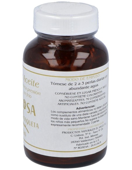 Rosa Mosqueta 500Mg. 100Perlas de El Valle