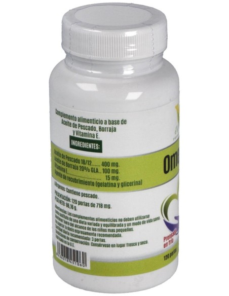 Omega 3 Y Omega 6 (A.De Borraja Y Salmon)120Perlas de El Valle