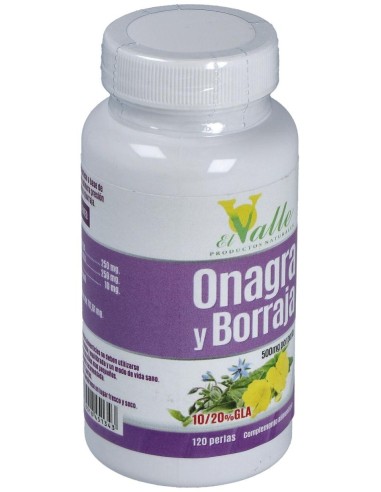 Aceite De Onagra-Borraja-Vit.E 120Perlas de El Valle
