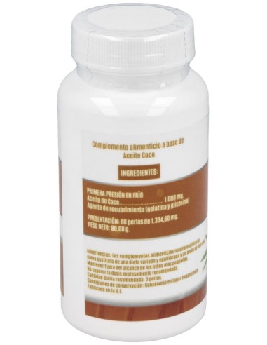 Aceite De Coco 60Perlas de El Valle