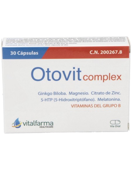 Otovit Complex 30Cap. de Vitalfarma