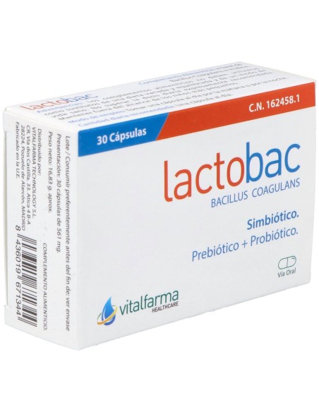 Lactobac 30Cap. de Vitalfarma