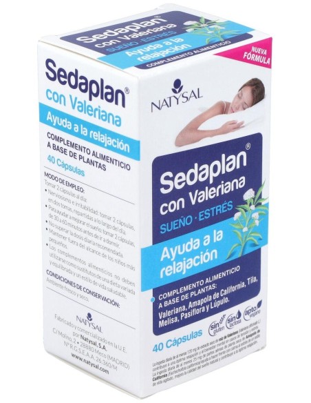 Sedaplan (Valeriana-Tranquilizante) 40Cap. de Natysal