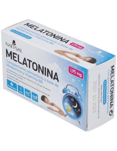 Melatonina  1,95 Mg + B6 60 Comp. de Natysal