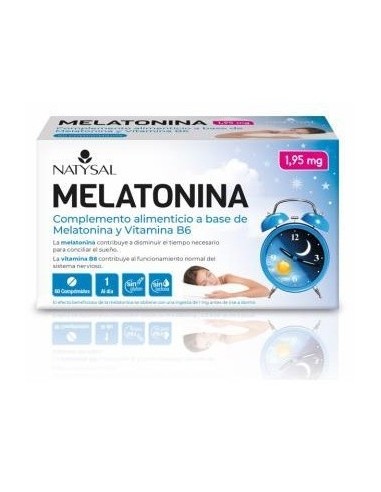 Melatonina  1,95 Mg + B6 60 Comp. de Natysal