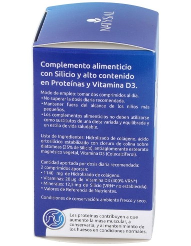 Colageno Hidrolizado Con Silicio Y Vit. D3 60Comp. de Natysal
