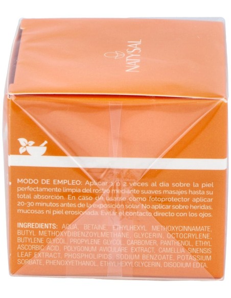 Crema Vitamina C  Fps50 + Tarro 50 ml. de Natysal