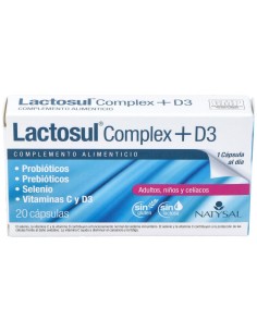 Lactosul Complex + D3 20 Cáps. de Natysal 2