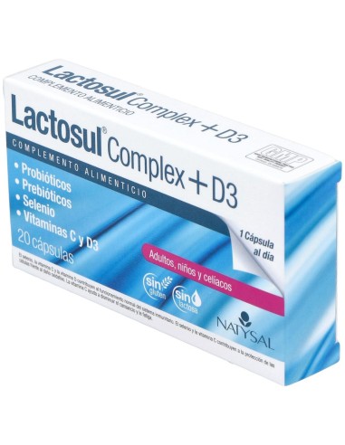 Lactosul Complex + D3 20 Cáps. de Natysal