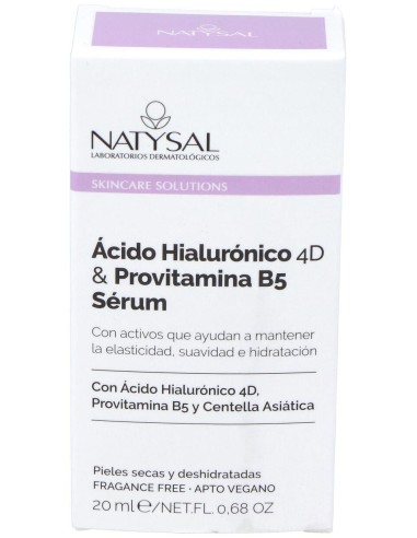 Acido Hialuronico 4D & Provitamina B5 Serum 20Ml. de Natysal