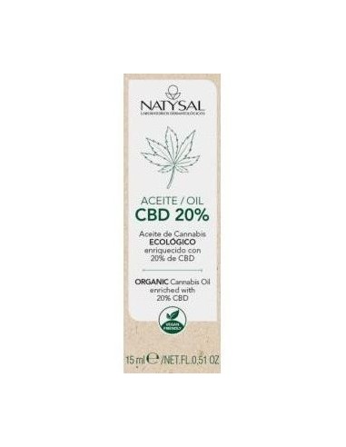 Aceite De Cannabis 20% Cbd 15Ml. Eco de Natysal