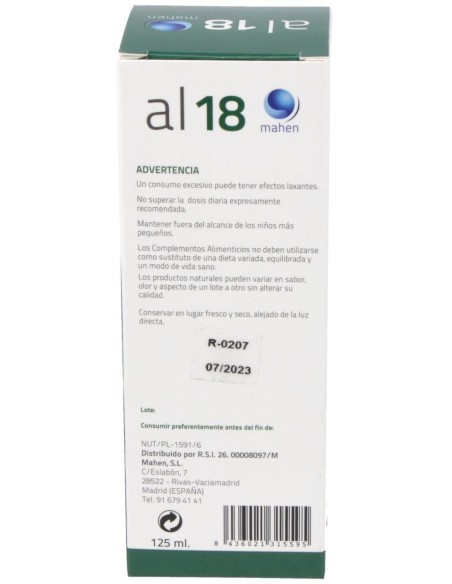 Al-18 Gotas 125Ml. de Mahen