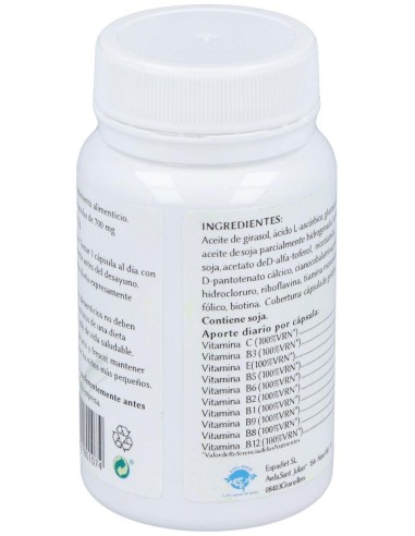 Vitamina B+ Complex 60 Per. de Espadiet
